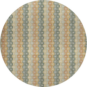 Luxury Washable Kenner Basil 8' x 8' Round Rug