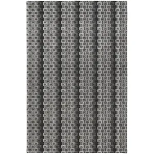 Luxury Washable Kenner Black 8\' x 10\' Rug