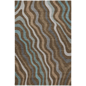 Luxury Washable Kenner Chocolate Rug