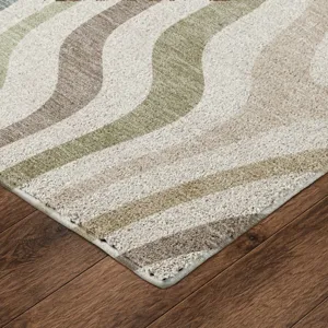 Luxury Washable Kenner Ivory 9\' x 12\' Rug