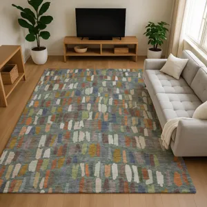 Luxury Washable Kenner Basil 3\' x 5\' Rug