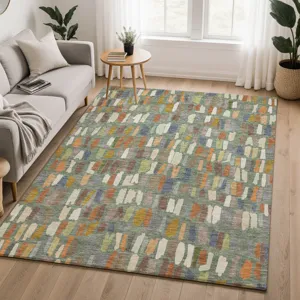 Luxury Washable Kenner Basil 3\' x 5\' Rug