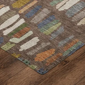 Luxury Washable Kenner Chocolate 5\' x 7\'6\" Rug