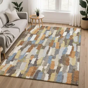 Luxury Washable Kenner Chocolate 9\' x 12\' Rug