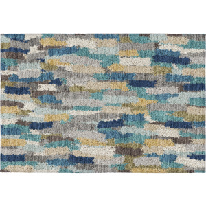 Luxury Washable Kenner Teal Rug