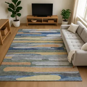 Luxury Washable Kenner Basil 3\' x 5\' Rug