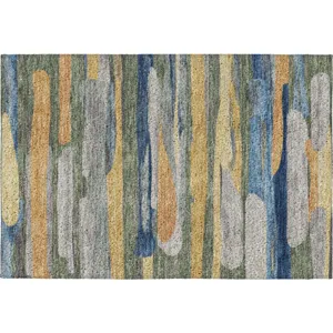 Luxury Washable Kenner Basil Rug