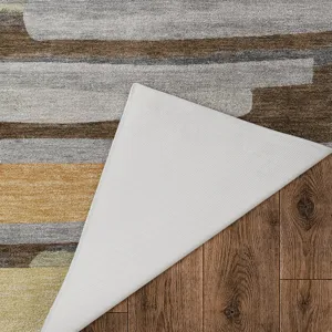 Luxury Washable Kenner Chocolate 3\' x 5\' Rug