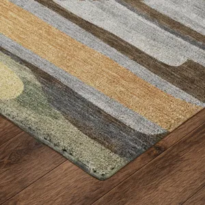 Luxury Washable Kenner Chocolate 3\' x 5\' Rug