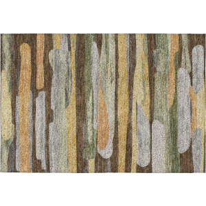 Luxury Washable Kenner Chocolate Rug