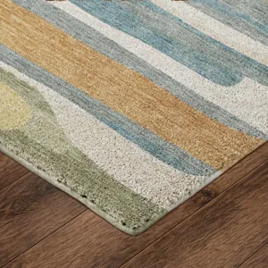 Luxury Washable Kenner Ivory 3\' x 5\' Rug