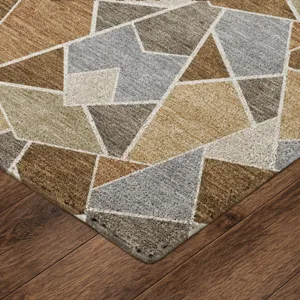 Luxury Washable Kenner Chocolate 2\'6\" x 3\'10\" Rug
