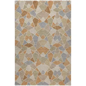 Luxury Washable Kenner Copper Rug