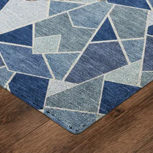 Luxury Washable Kenner Denim 8\' x 10\' Rug
