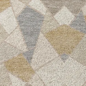 Luxury Washable Kenner Ivory 9\' x 12\' Rug