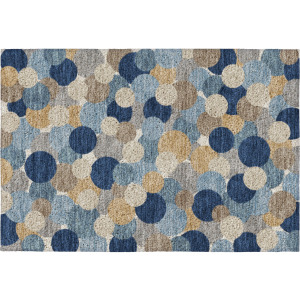 Luxury Washable Kenner Blue Rug