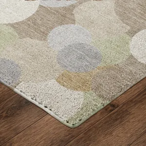 Luxury Washable Kenner Khaki 2\'3\" x 7\'6\" Runner Rug