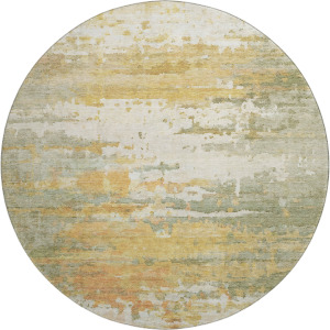 Luxury Washable Lumara Aloe 8' x 8' Round Rug