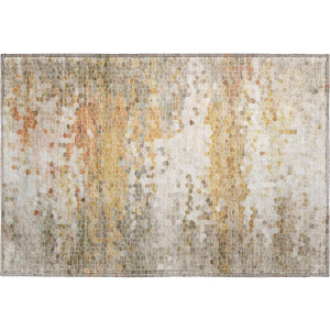 Luxury Washable Lumara Khaki Rug