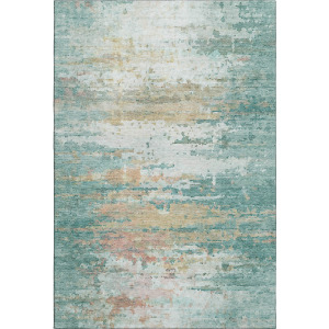 Luxury Washable Lumara Seafoam Rug
