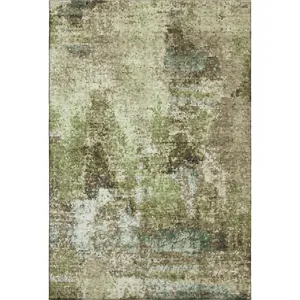 Luxury Washable Lumara Aloe Rug