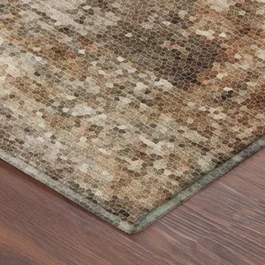 Luxury Washable Lumara Copper 8\' x 8\' Round Rug