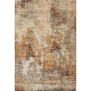 Luxury Washable Lumara Copper 2\'6\" x 3\'10\" Rug