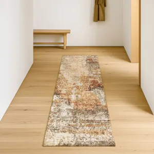 Luxury Washable Lumara Copper 2\'3\" x 7\'6\" Runner Rug