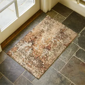 Luxury Washable Lumara Copper 1\'8\" x 2\'6\" Rug