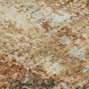 Luxury Washable Lumara Copper 8\' x 8\' Round Rug