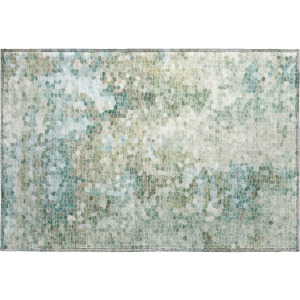 Luxury Washable Lumara Seafoam Rug
