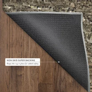 Luxury Washable Lumara Brown 8\' x 10\' Rug