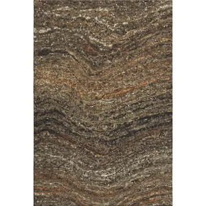 Luxury Washable Lumara Brown Rug
