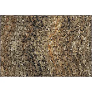 Luxury Washable Lumara Brown Rug