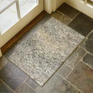 Luxury Washable Lumara Granite 1\'8\" x 2\'6\" Rug