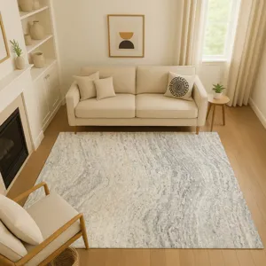 Luxury Washable Lumara Linen 3\' x 5\' Rug