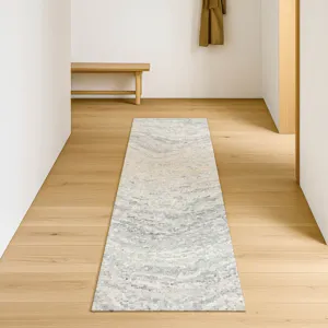 Luxury Washable Lumara Linen 2\'3\" x 7\'6\" Runner Rug