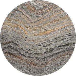 Luxury Washable Lumara Pewter 8' x 8' Round Rug