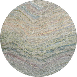 Luxury Washable Lumara Sage 8' x 8' Round Rug
