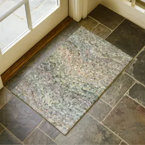 Luxury Washable Lumara Sage 1\'8\" x 2\'6\" Rug
