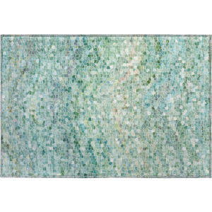 Luxury Washable Lumara Teal Rug