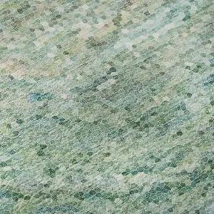 Luxury Washable Lumara Teal 1\'8\" x 2\'6\" Rug