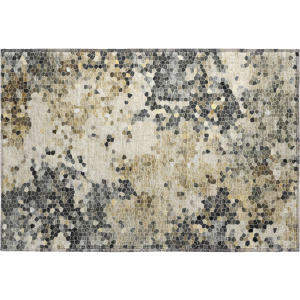 Luxury Washable Lumara Pewter Rug