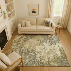 Luxury Washable Lumara Wheat 2\'6\" x 3\'10\" Rug