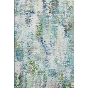 Luxury Washable Lumara Aqua Rug