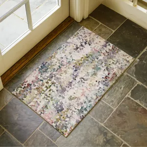 Luxury Washable Lumara Confetti 1\'8\" x 2\'6\" Rug