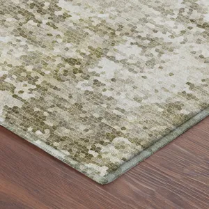 Luxury Washable Lumara Khaki 1\'8\" x 2\'6\" Rug