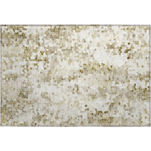 Luxury Washable Lumara Khaki Rug