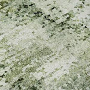 Luxury Washable Lumara Olive 2\'6\" x 3\'10\" Rug