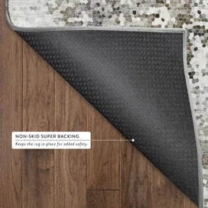Luxury Washable Lumara Putty 10\' x 14\' Rug